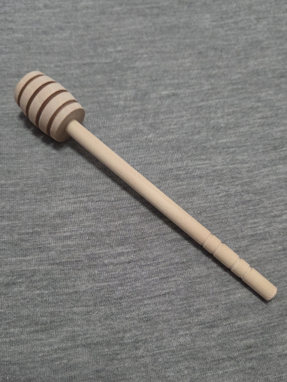 🔴 Mini Classic Natural Wooden Honey Syrup Dipper Kitchen Serving Tool